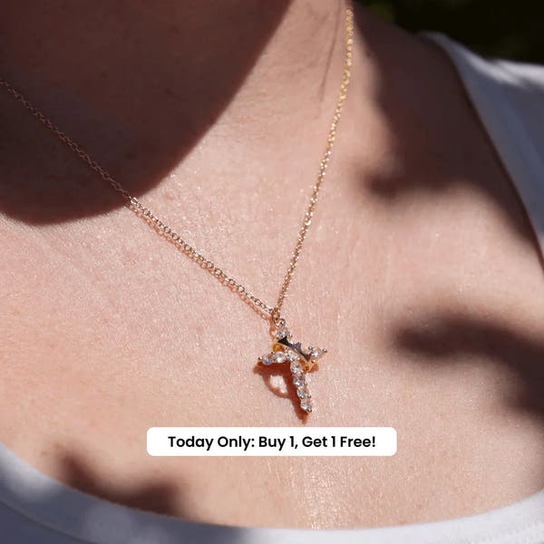 Cyber Sale - Faith Crowned Cross Necklace 👑